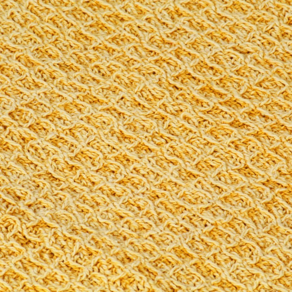 Throw Cotton 220x250 cm Mustard Yellow