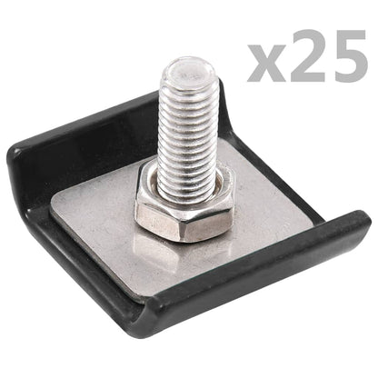 Grid Mat Connector 25 Sets Anthracite