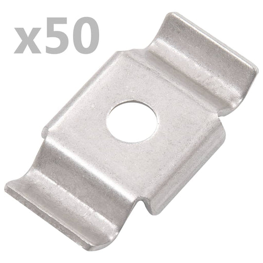 Butterfly Fence Clips 50 pcs Stainless Steel