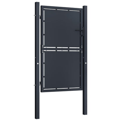 Garden Gate Steel 100x175 cm Anthracite