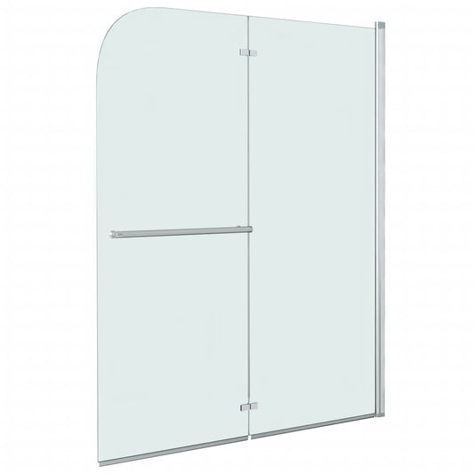 Folding Shower Enclosure 2 Panels ESG 95x140 cm