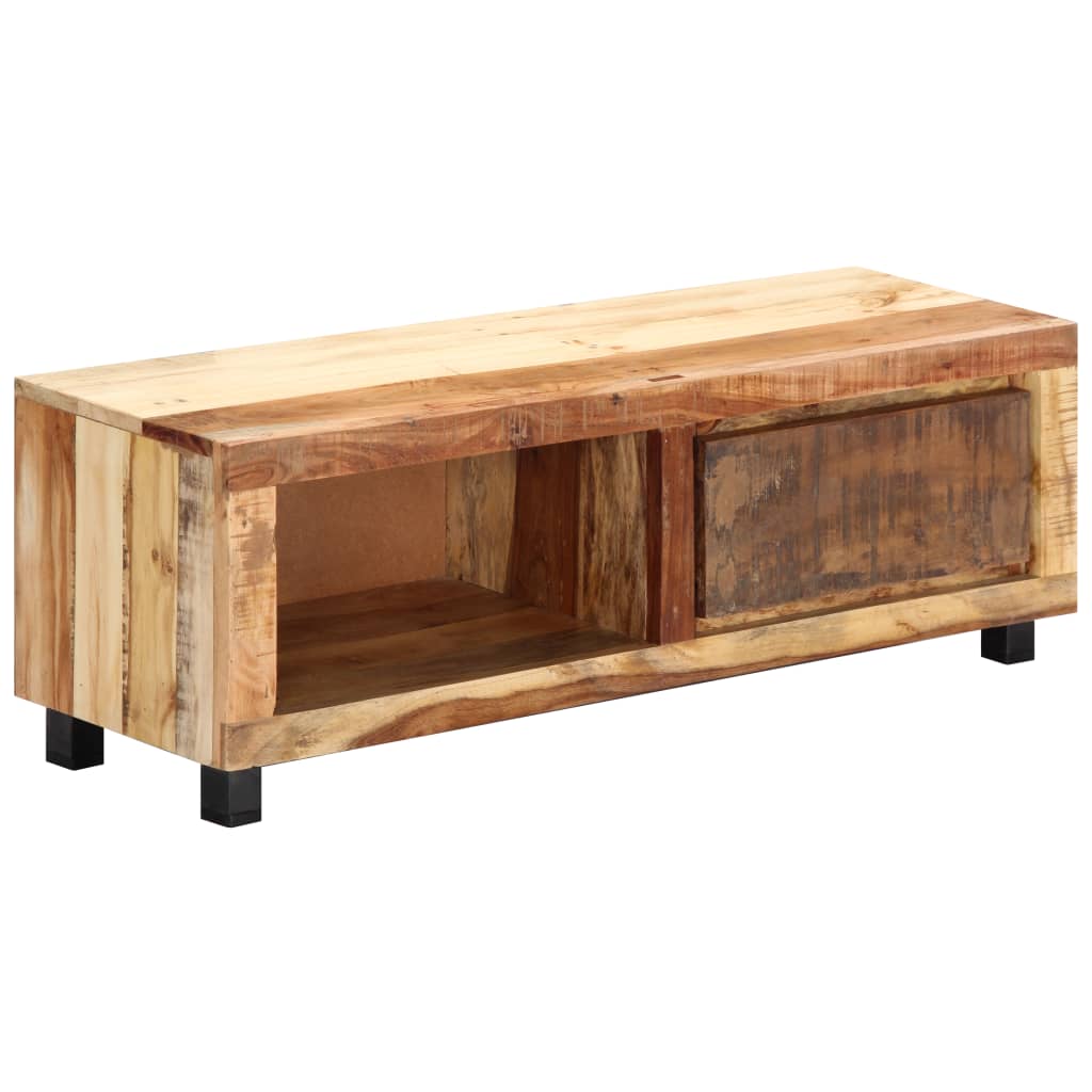 TV Cabinet 100x30x33 cm Solid Reclaimed Wood