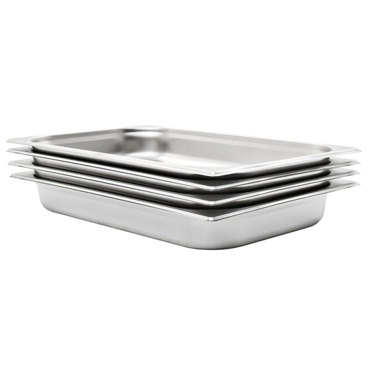 Gastronorm Containers 4 pcs GN 1/1 65 mm Stainless Steel