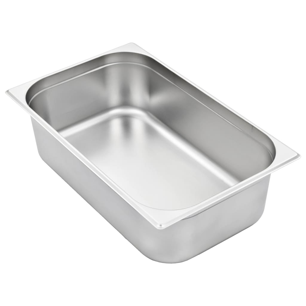 Gastronorm Containers 2 pcs GN 1/1 150 mm Stainless Steel