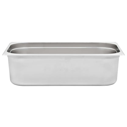 Gastronorm Containers 2 pcs GN 1/1 150 mm Stainless Steel