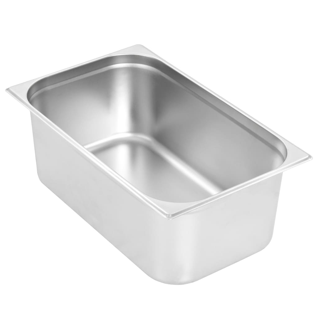 Gastronorm Containers 2 pcs GN 1/1 200 mm Stainless Steel