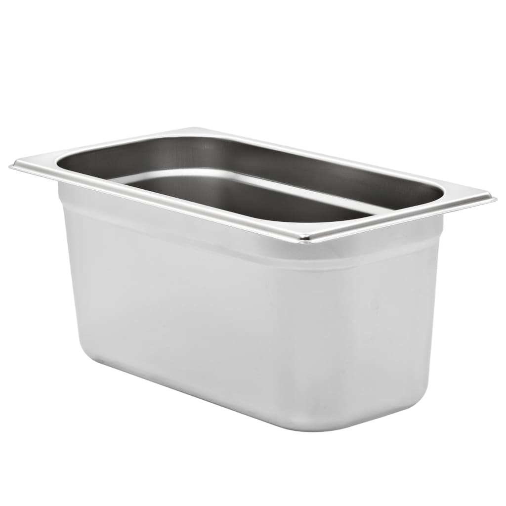 Gastronorm Containers 4 pcs GN 1/3 150 mm Stainless Steel