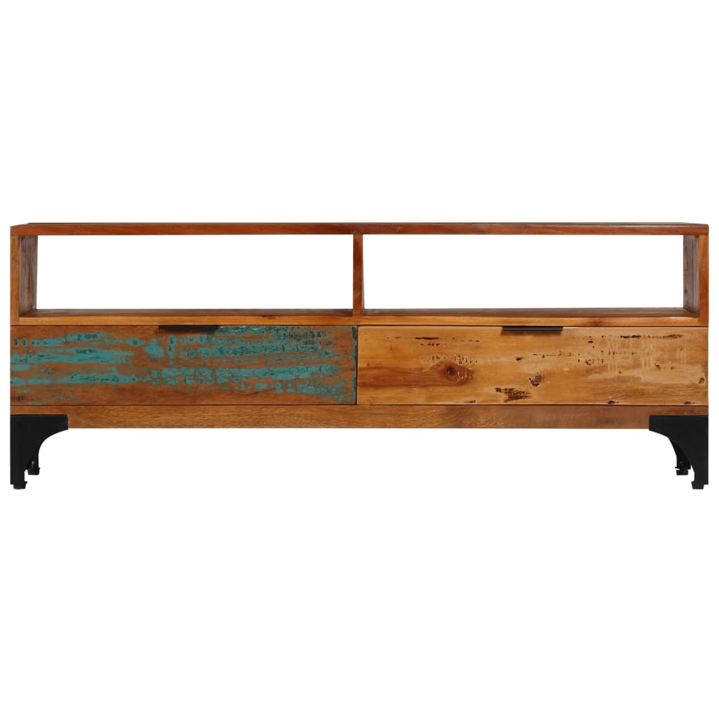 TV Cabinet 118x35x45 cm Solid Reclaimed Wood