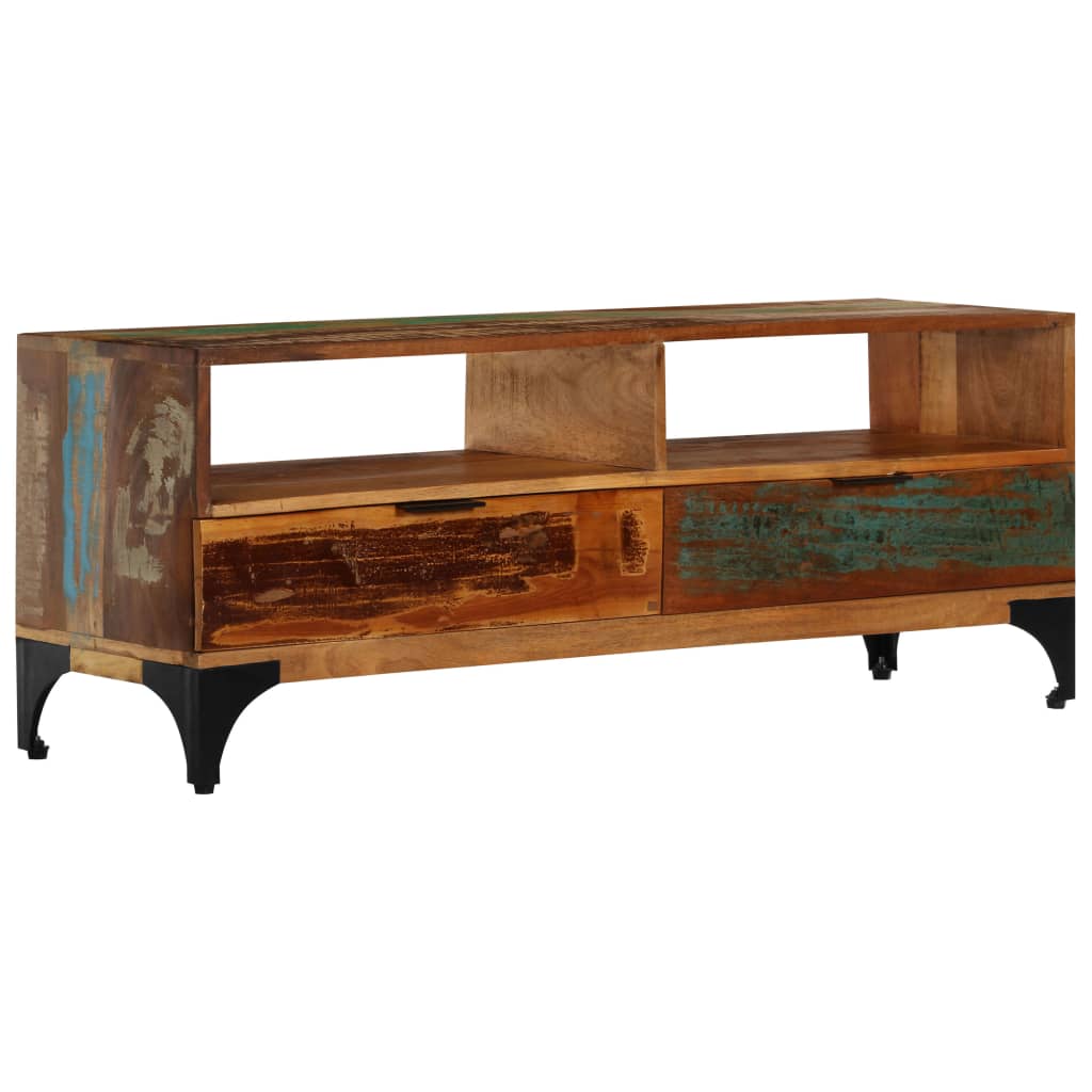 TV Cabinet 118x35x45 cm Solid Reclaimed Wood