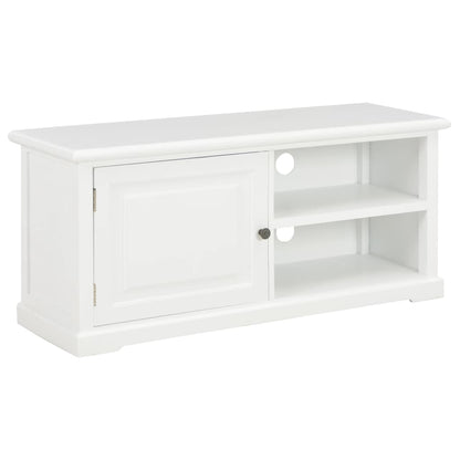 TV Cabinet White 90x30x40 cm Wood