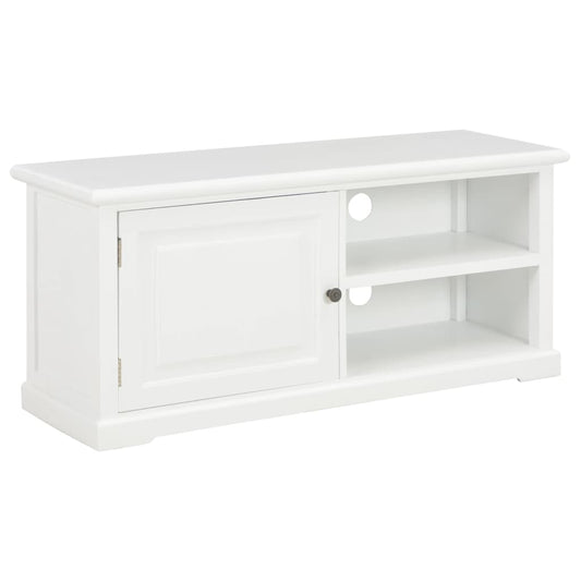 TV Cabinet White 90x30x40 cm Wood