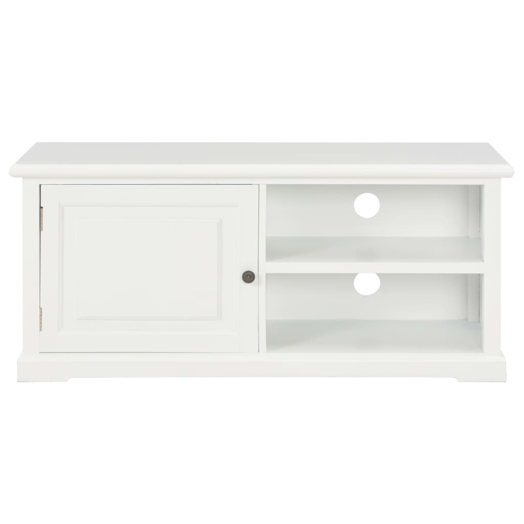 TV Cabinet White 90x30x40 cm Wood