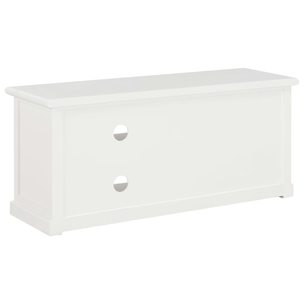 TV Cabinet White 90x30x40 cm Wood