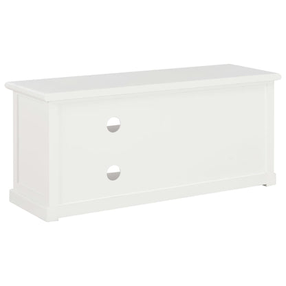 TV Cabinet White 90x30x40 cm Wood