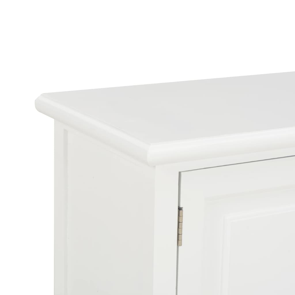 TV Cabinet White 90x30x40 cm Wood