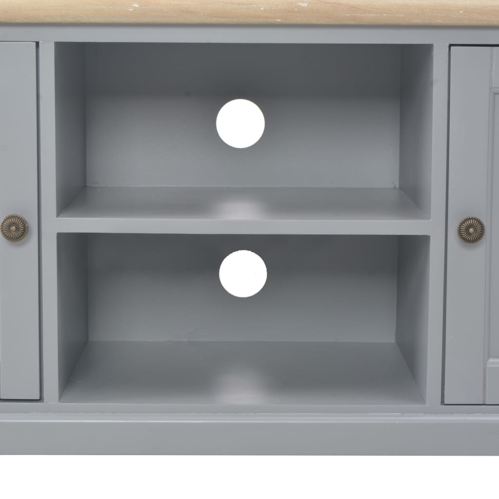 TV Cabinet Grey 120x30x40 cm Wood