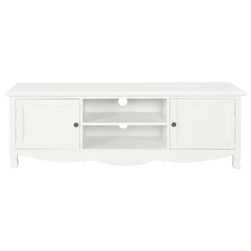 TV Cabinet White 120x30x40 cm Wood