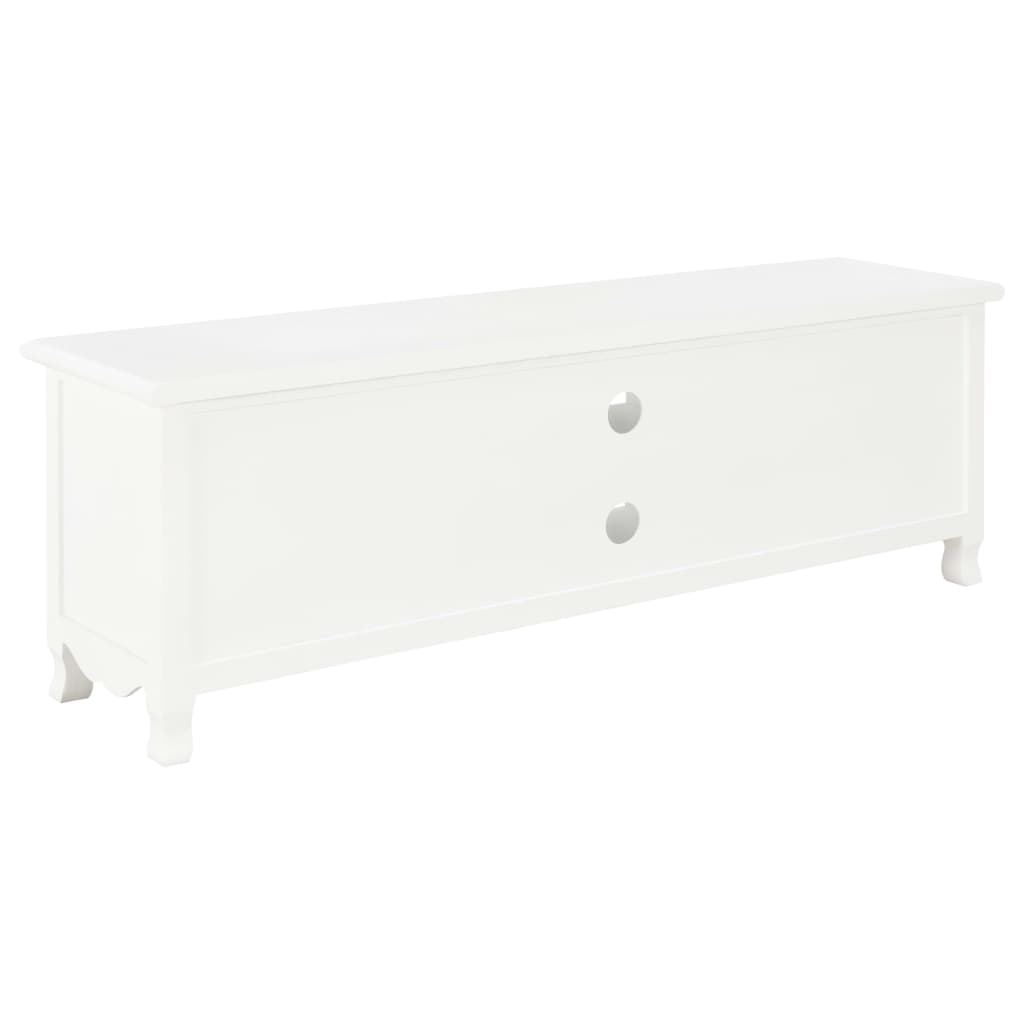 TV Cabinet White 120x30x40 cm Wood