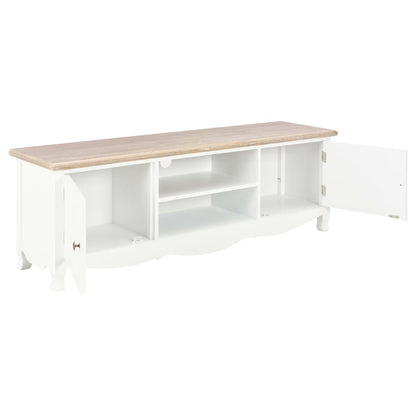 TV Cabinet White 120x30x40 cm Wood