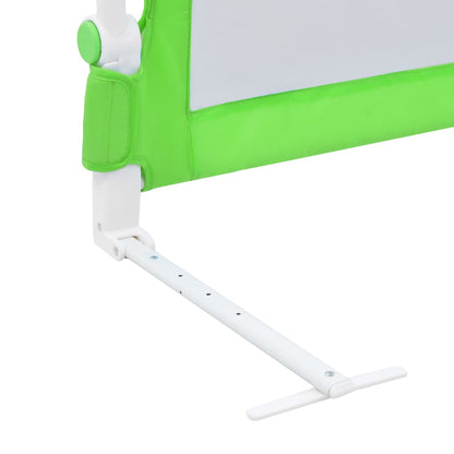 Toddler Safety Bed Rail Green 120x42 cm Polyester