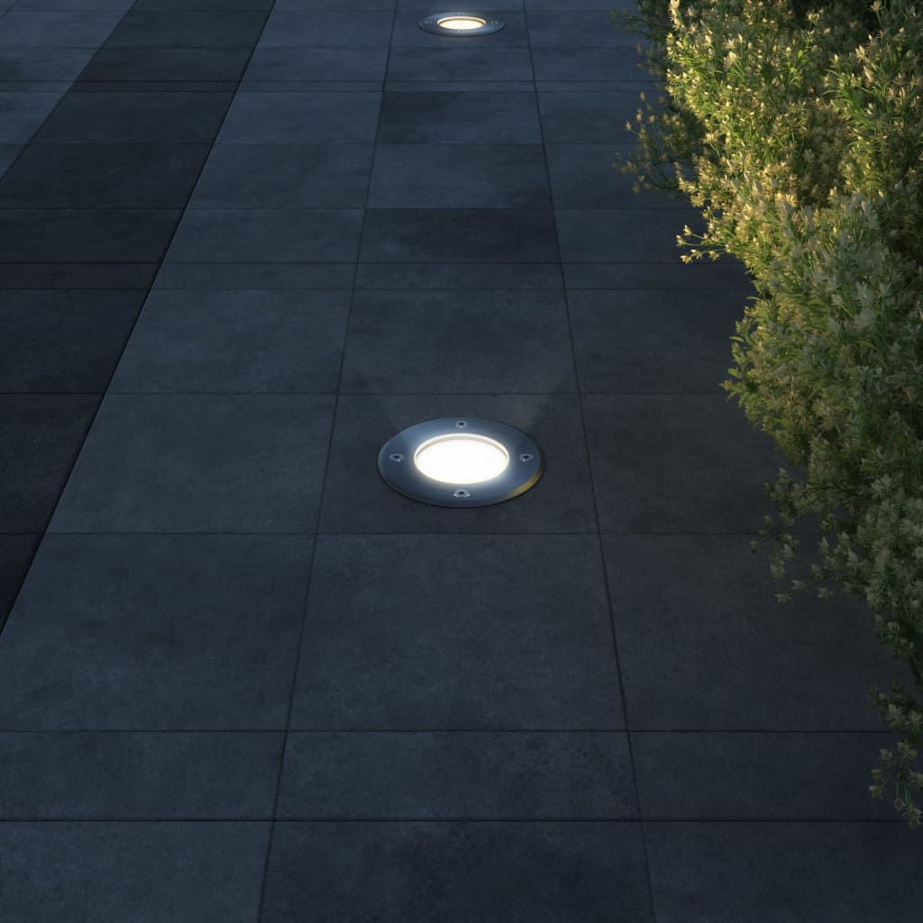 Outdoor Ground Lights 3 pcs Round