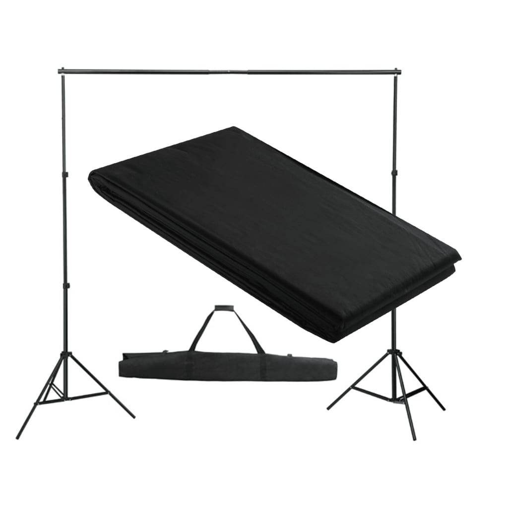 Backdrop Support System 300 x 300 cm Black