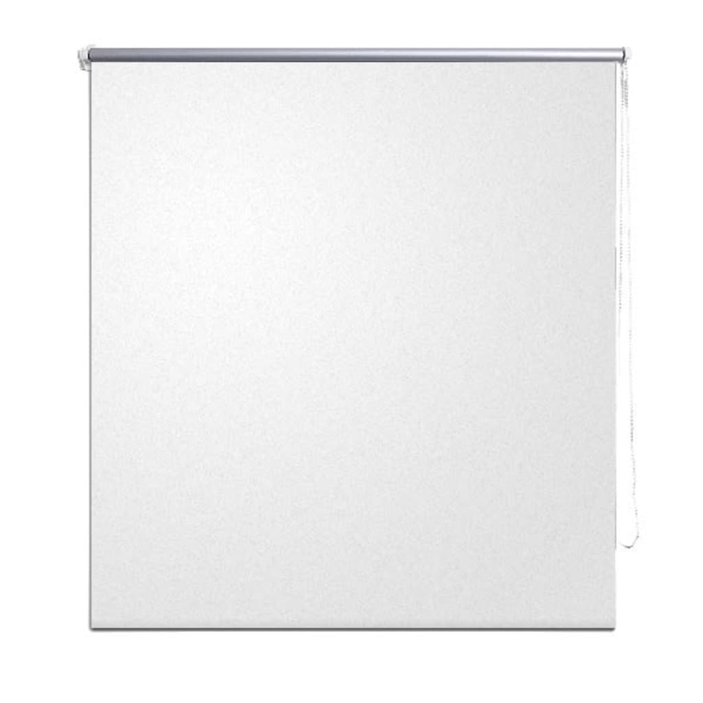 Roller Blind Blackout 100 x 175 cm White