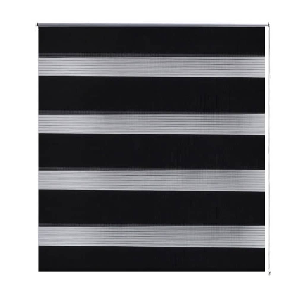 Zebra Blind 100 x 175 cm Black