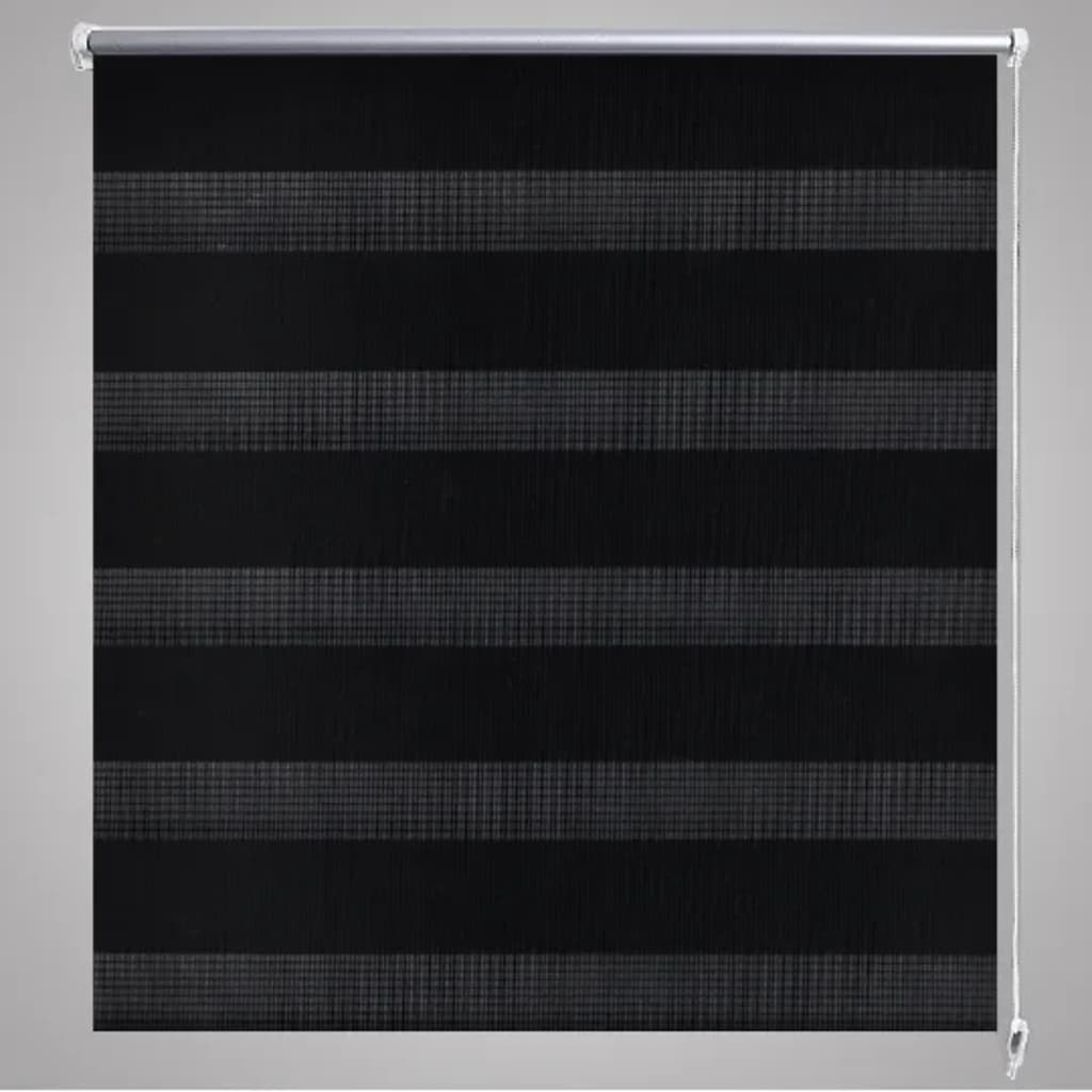 Zebra Blind 120 x 175 cm Black