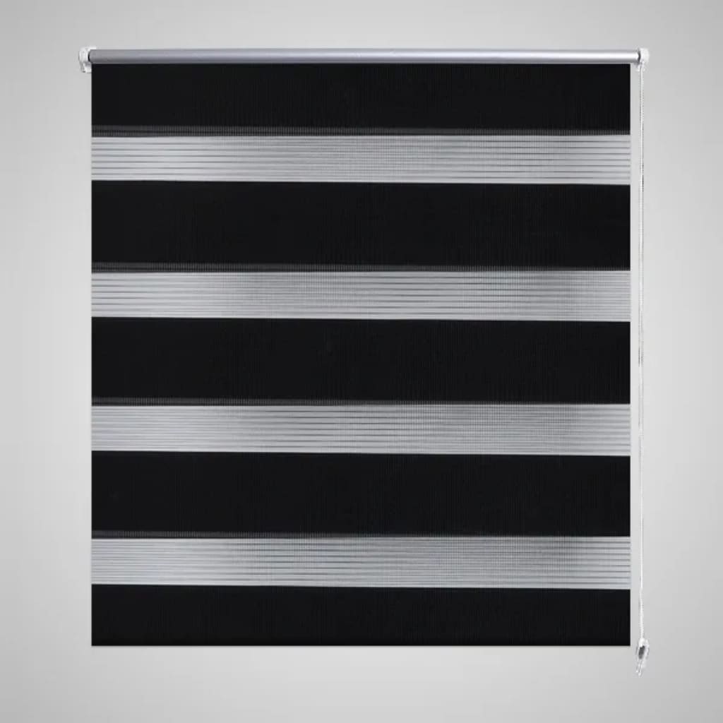 Zebra Blind 120 x 230 cm Black