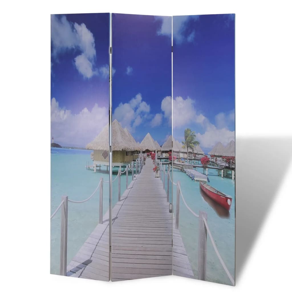 Folding Room Divider 120x170 cm Beach