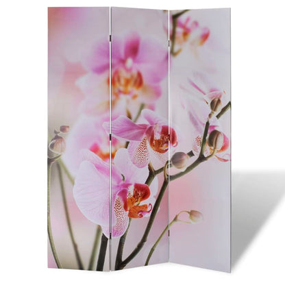 Folding Room Divider 120x170 cm Flower