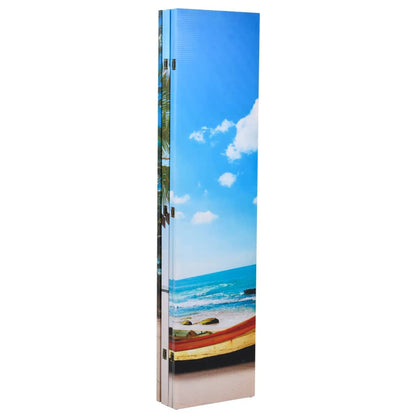 Folding Room Divider 200x170 cm Beach