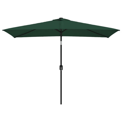 Garden Parasol 200 x 300 cm Green Rectangular