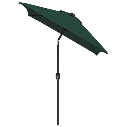 Garden Parasol 200 x 300 cm Green Rectangular