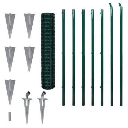 Euro Fence Steel 10x1.5 m Green