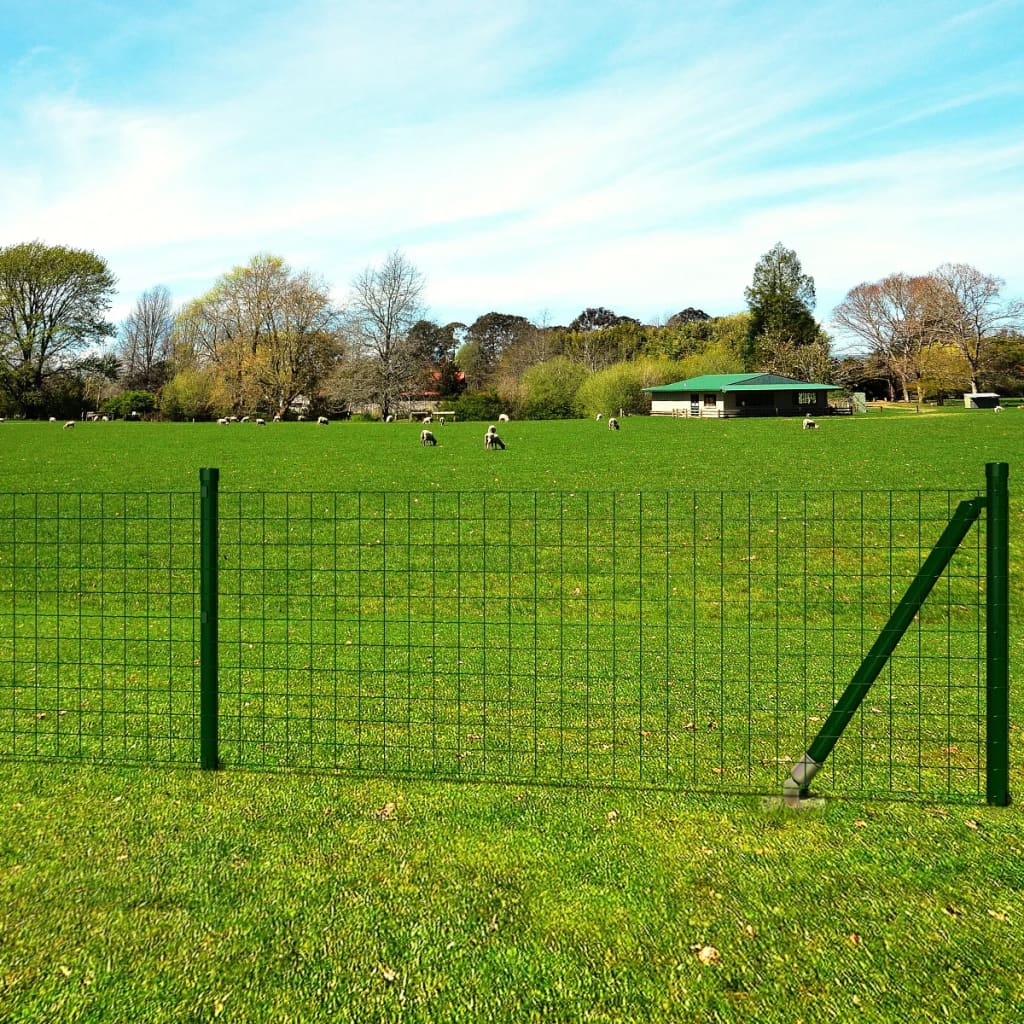 Euro Fence Steel 10x1.5 m Green