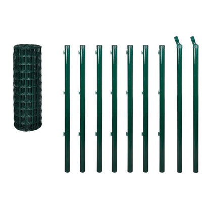 Euro Fence Steel 10x1.0 m Green