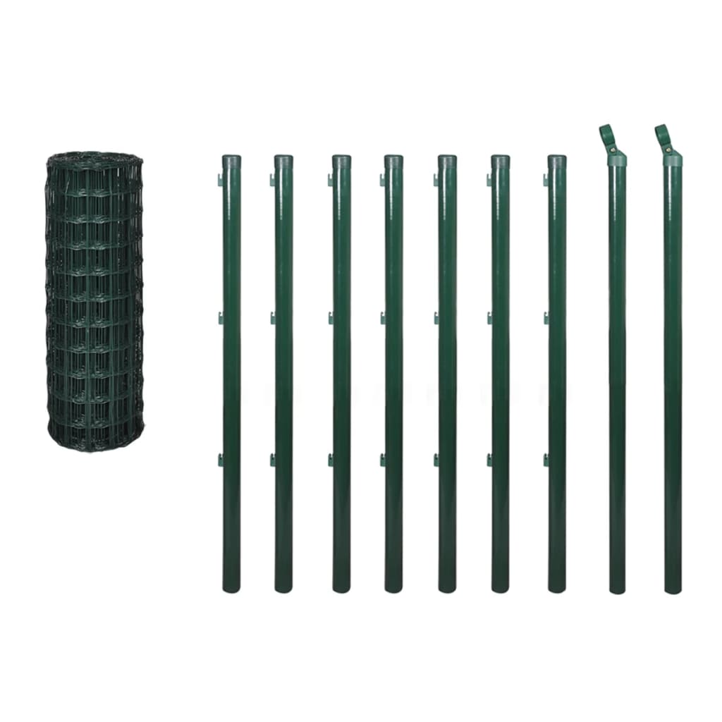 Euro Fence Steel 10x1.0 m Green