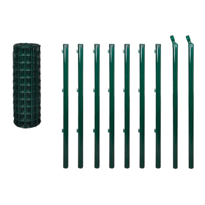 Euro Fence Steel 10x1.0 m Green