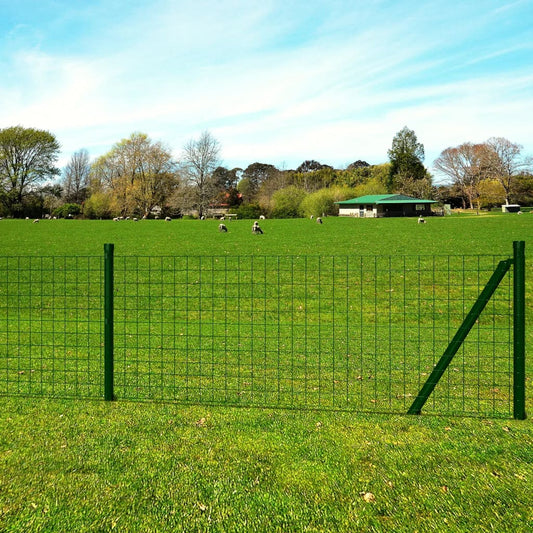 Euro Fence Steel 10x1.0 m Green