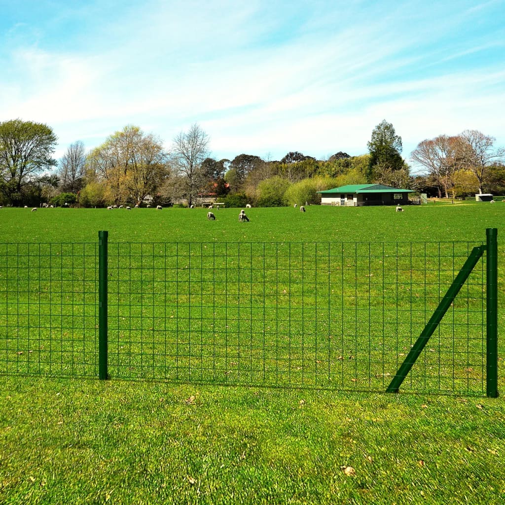 Euro Fence Steel 10x1.2 m Green