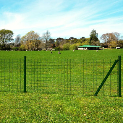 Euro Fence Steel 10x1.5 m Green