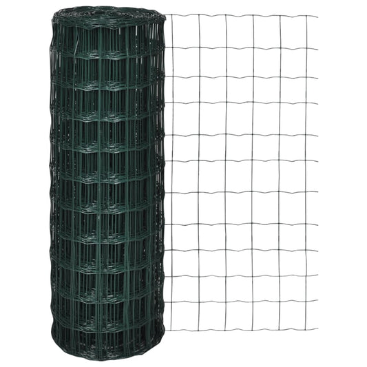 Euro Fence Steel 10x0.8 m Green