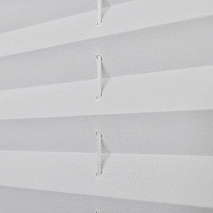 Plisse Blind 50x100cm White Pleated Blind