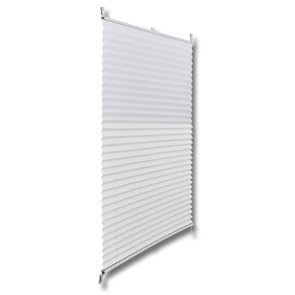 Plisse Blind 70x150cm White Pleated Blind