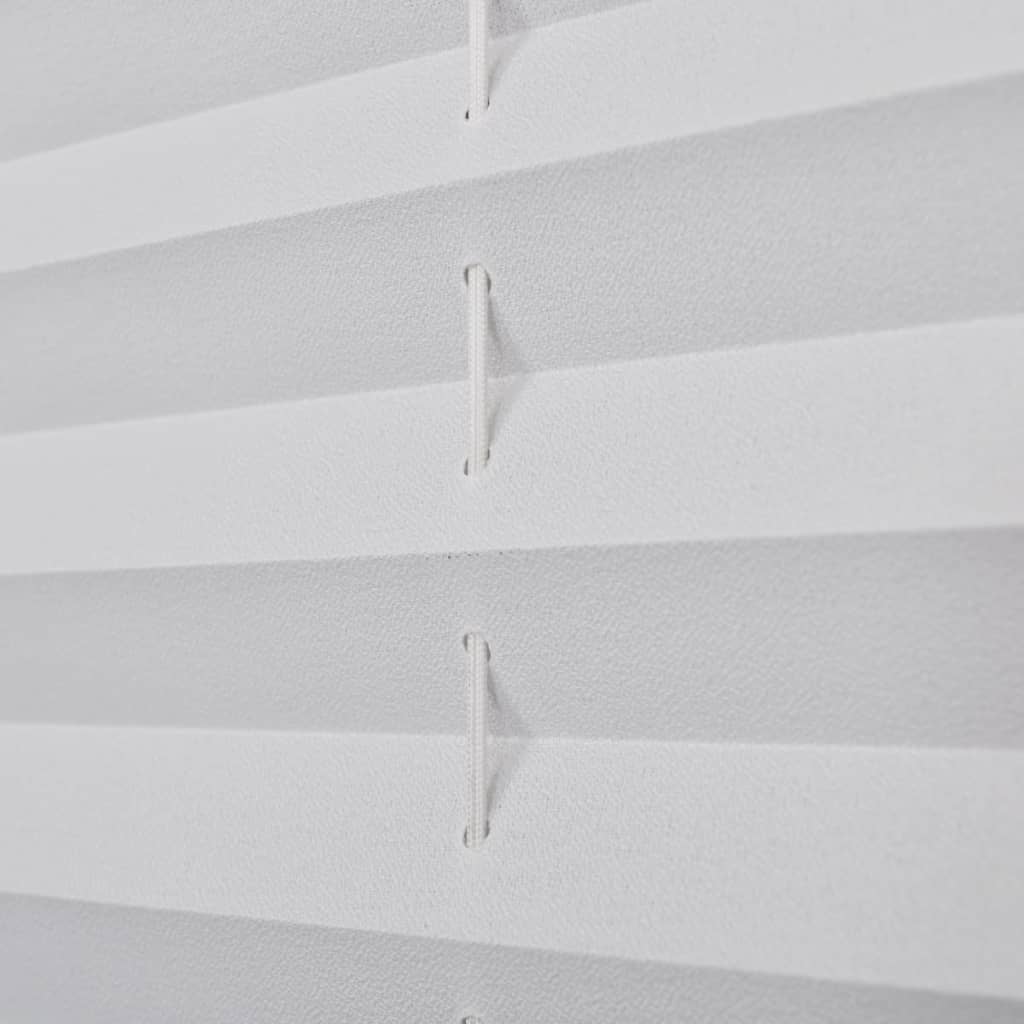 Plisse Blind 80x150cm White Pleated Blind