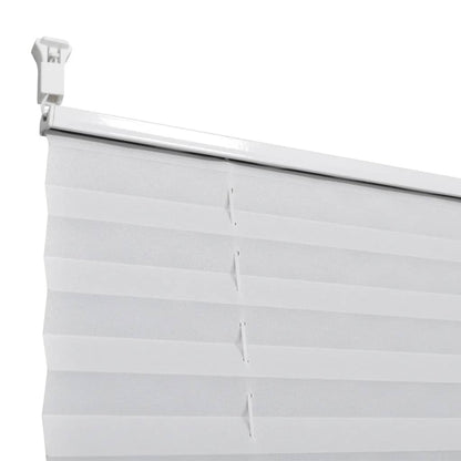 Plisse Blind 100x200cm White Pleated Blind