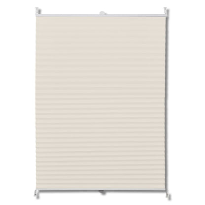 Plisse Blind 80x150cm Creme