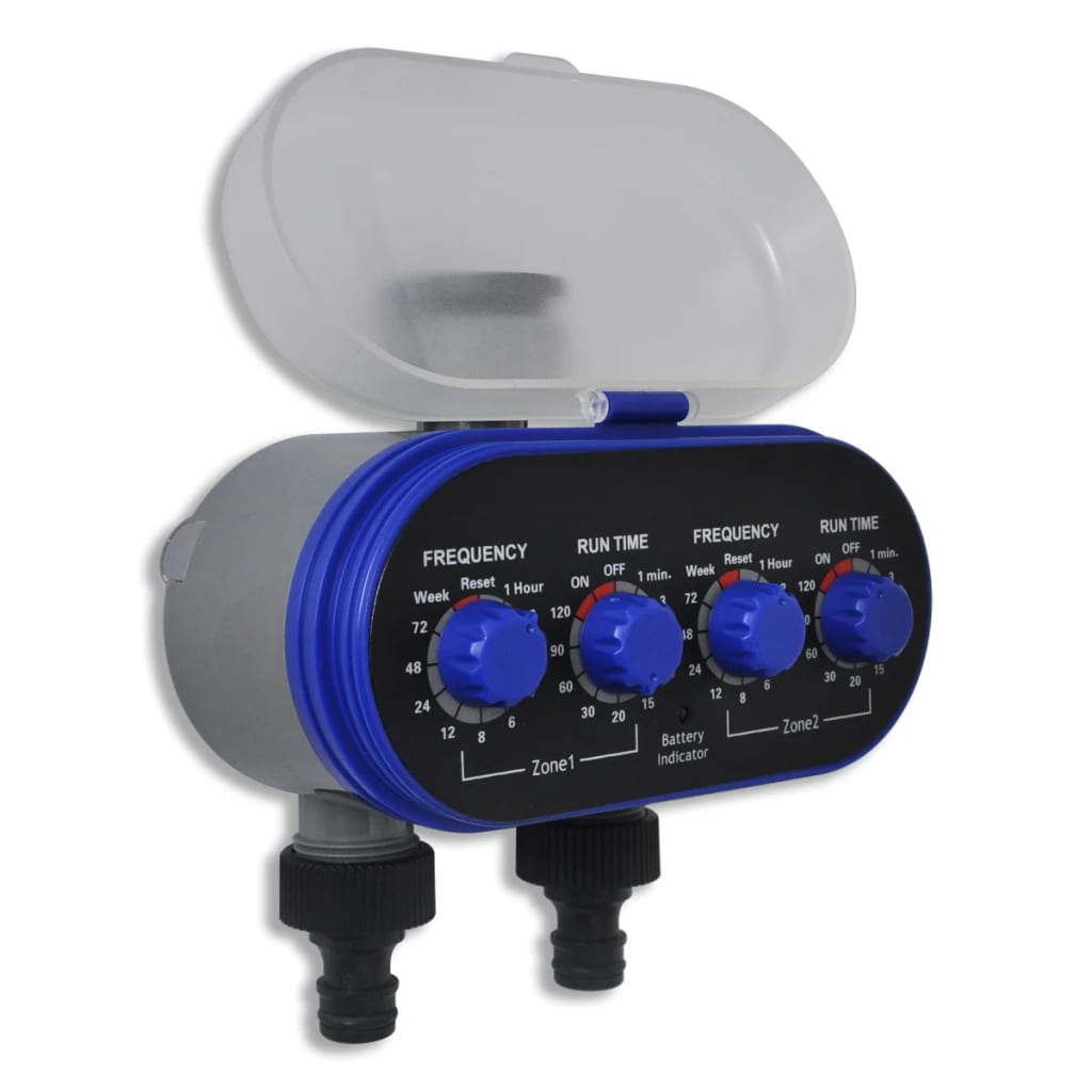 Garden Electronic Automatic Water Timer Irrigation Timer Double Outlet